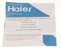 Haier Service Manual - 0060514275 Garantie Of Uk - 49072375